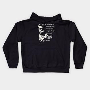 Tyler Durden Quote Kids Hoodie